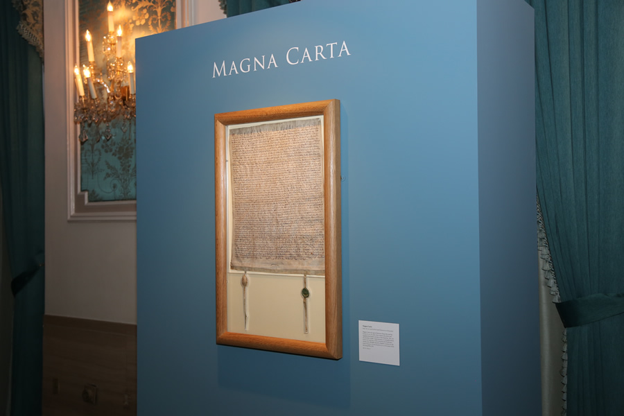 The Magna Carta on display