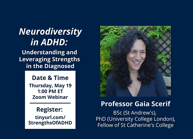 gaia scerif adhd webinar
