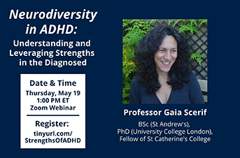 RAI Logo Prof Gaia Scerif webinar infographic
