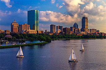 RAI Logo Ships sailing past Boston