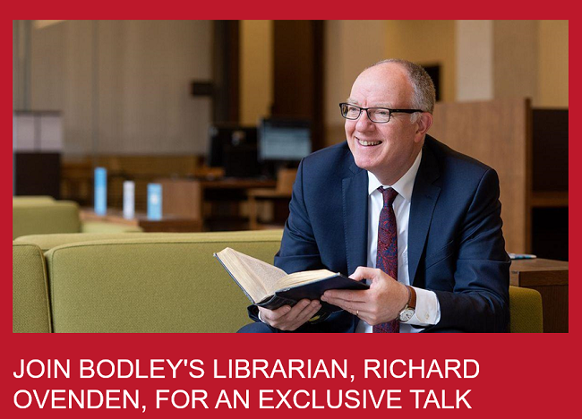 richard ovenden holding book